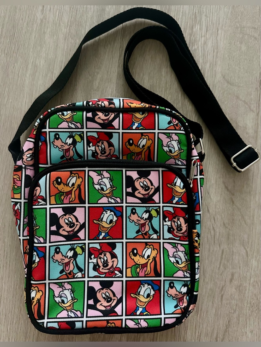 DISNEY PARKS (Sold Out) Crossbody Bag - Mickey Mouse and Friends Pattern - Picture 4 of 7